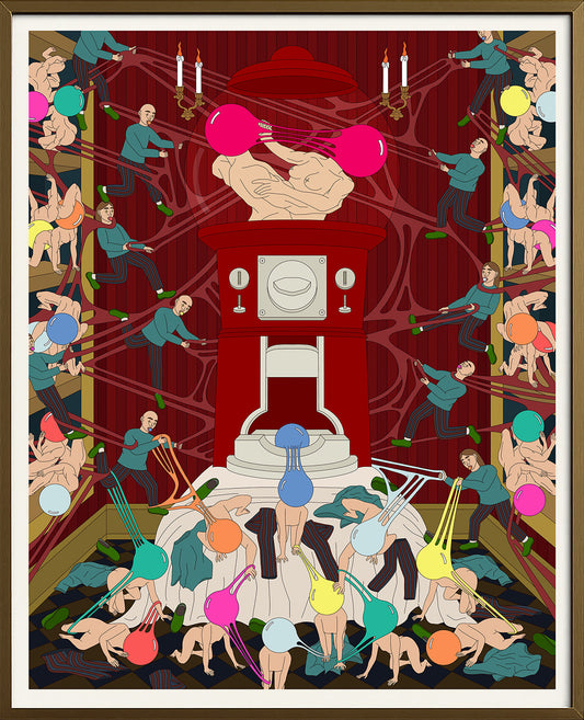 "What a Moment Can Hold" 41x49.8cm. Giclée. 2025.